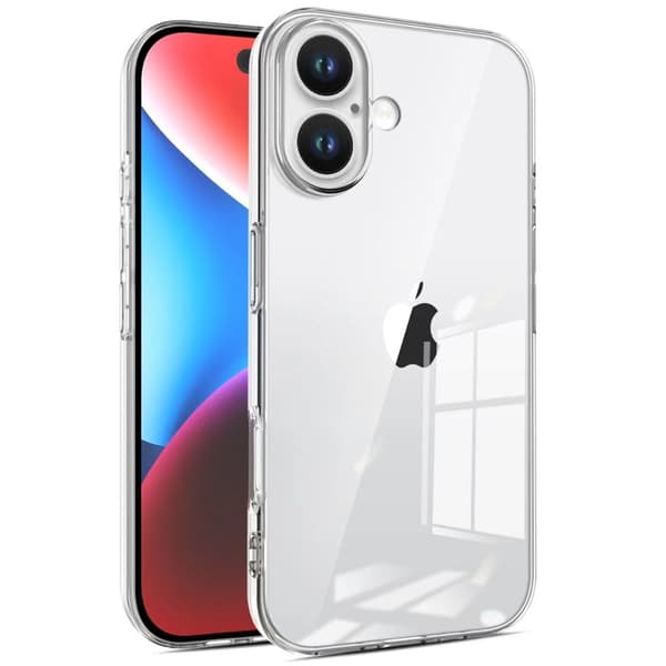 Ultra Slim Cover til iPhone 16 - Gennemsigtig