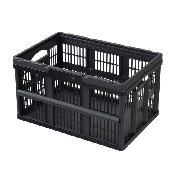 Sammenklappelige opbevaringskasser 45L, 3-pak, stabelbare
