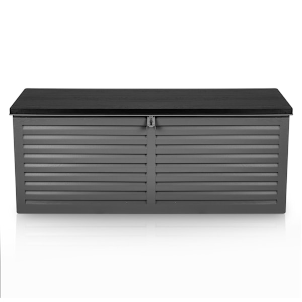 Havekasse 143 x 57 x 53,5 cm, 390 liter, sortgrå