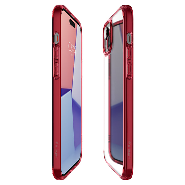 Ultra Hybrid skal för iPhone 15 Plus rött