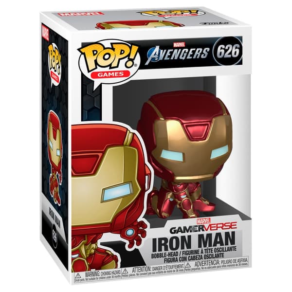 POP-figur Marvel Avengers Game Iron Man Stark Tech Suit