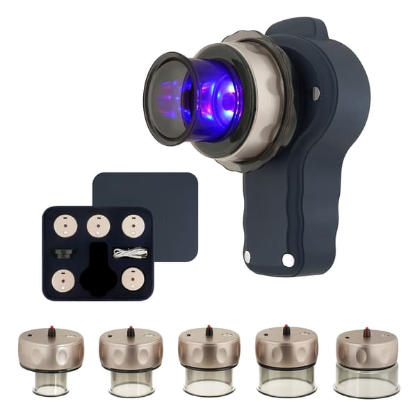 Elektrisk cupping-massageapparat, 2 tilstande, 12 intensitetsniveauer