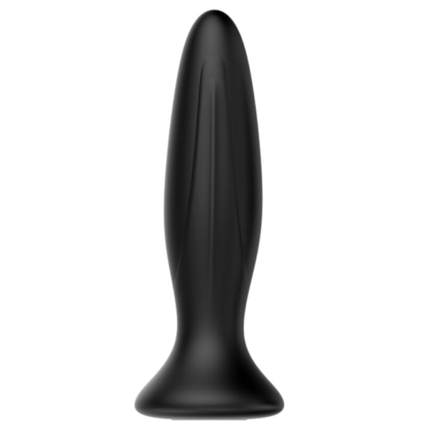 Mr Play - Uppladdningsbar svart vibrator analplugg