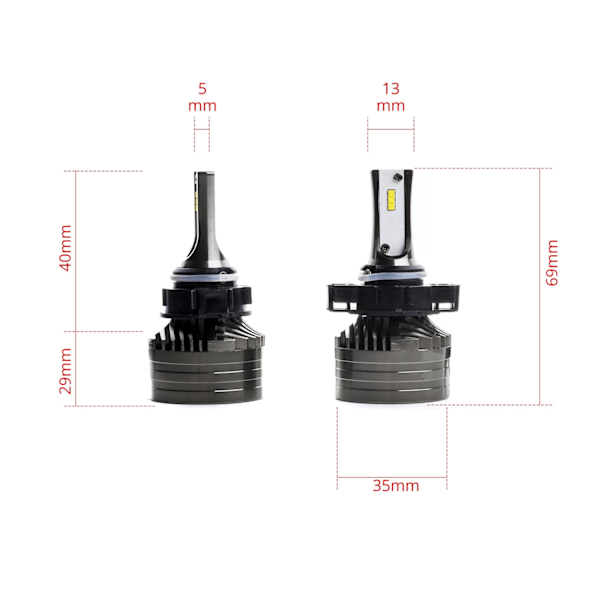 EPLH43 LED-POLTTUT 5202 H16 SEOUL CSP 6000K CANBUS