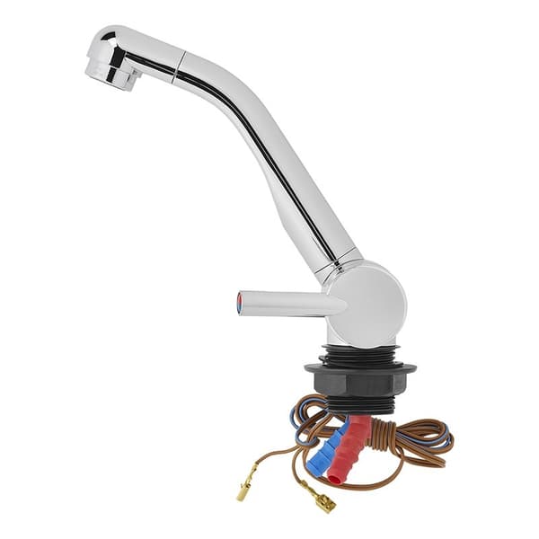Blandingsbatteri, Krom, 12V, Ø33 mm
