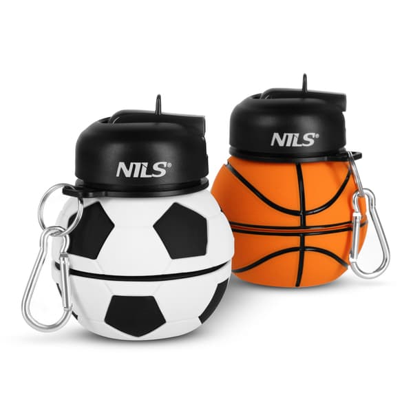 Folding Silikone Cup 550ml – Basketball Design