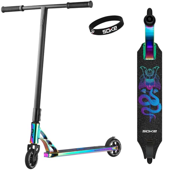 Extrem Trickskoter SOKE XTR Street Rainbow