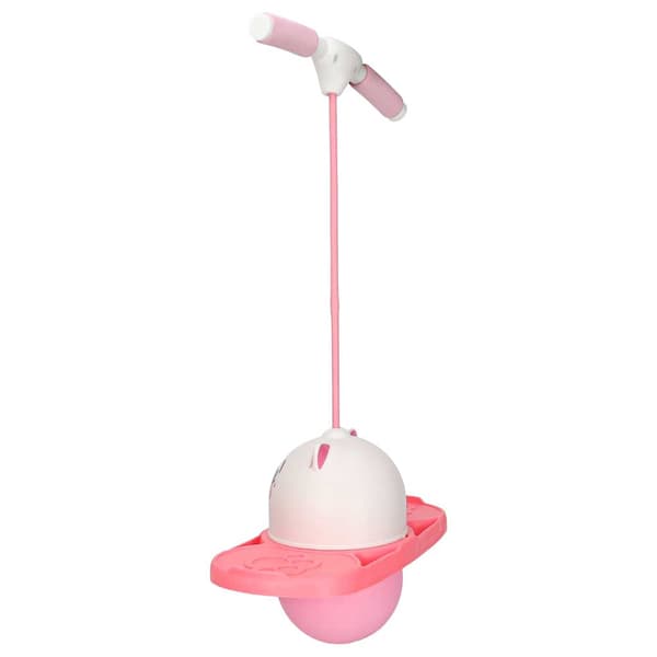 Barn Pogo Jumper – Vit och rosa balansleksak