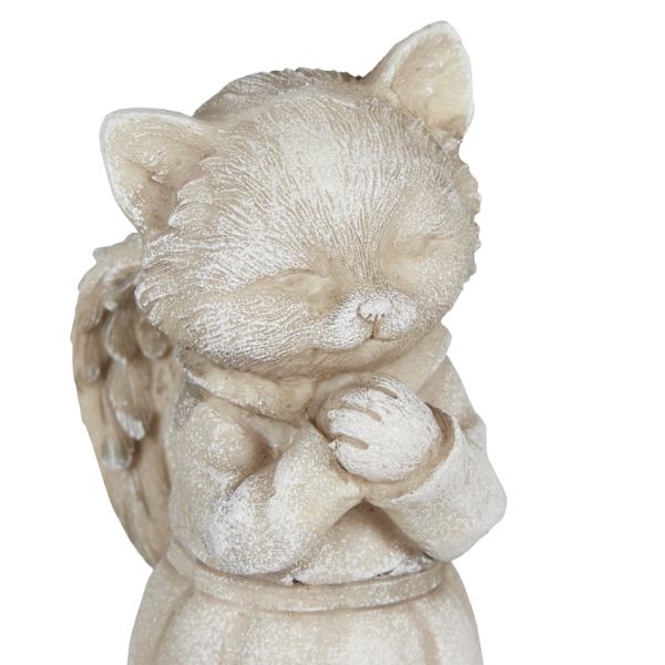 Katte engle statue