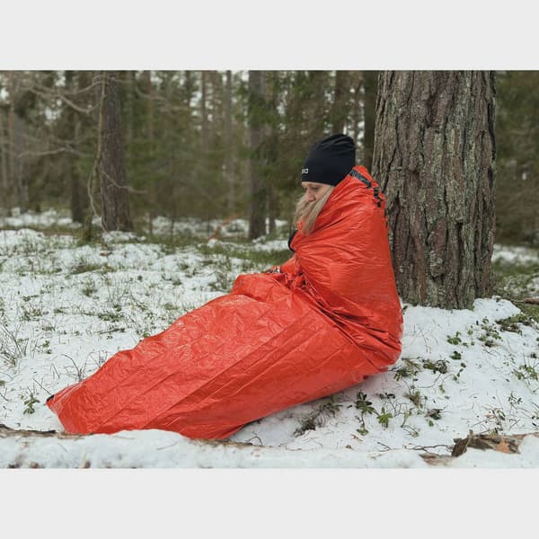 Nødsovepose til bivvy, vind- og vandtæt, 90x210cm