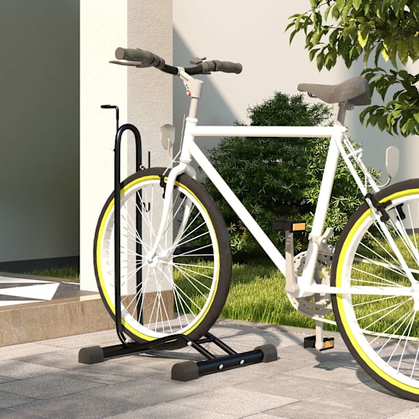 Cykelstativ, lodret vandret cykelstativ, stativ, vejrbestandig, 45 x 44 x 118 cm, metal