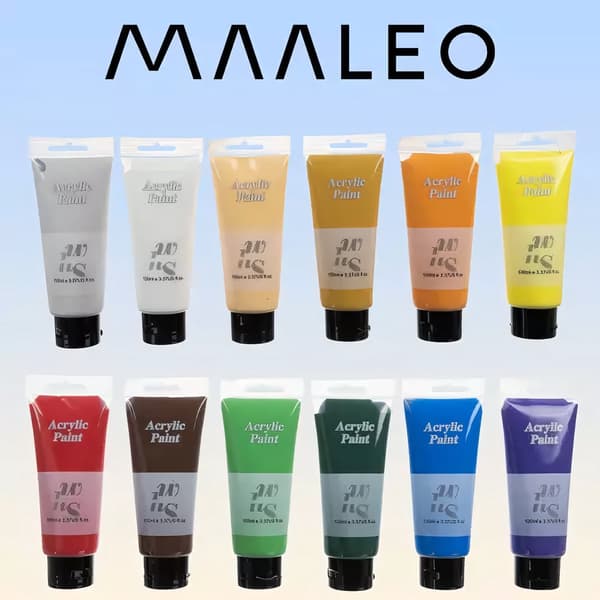 Akryylimaalit 12 kpl. 100 ml Maaleo 20424