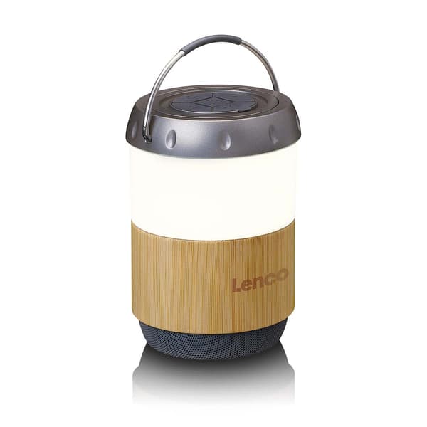 Bluetooth-lyhtykaiutin, bambu, 40 tunnin akku, IPX4