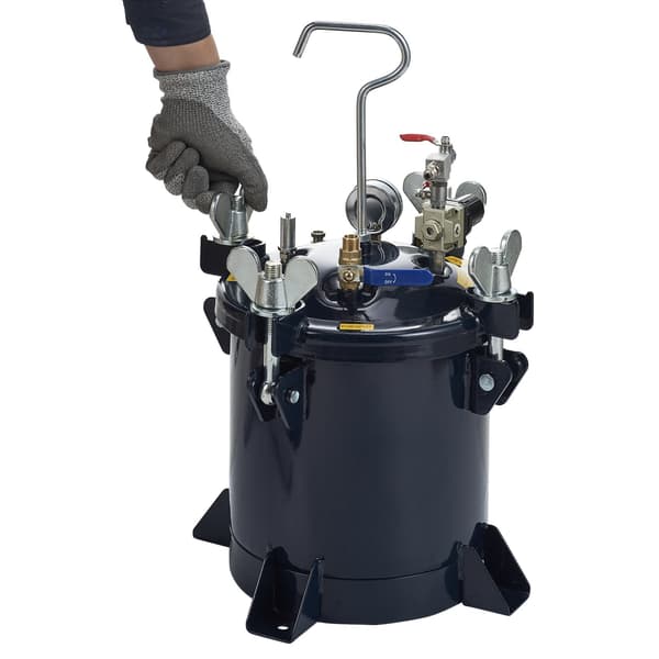 Färgtryckbehållare, 10 l, 2,5 gal, 70 psi