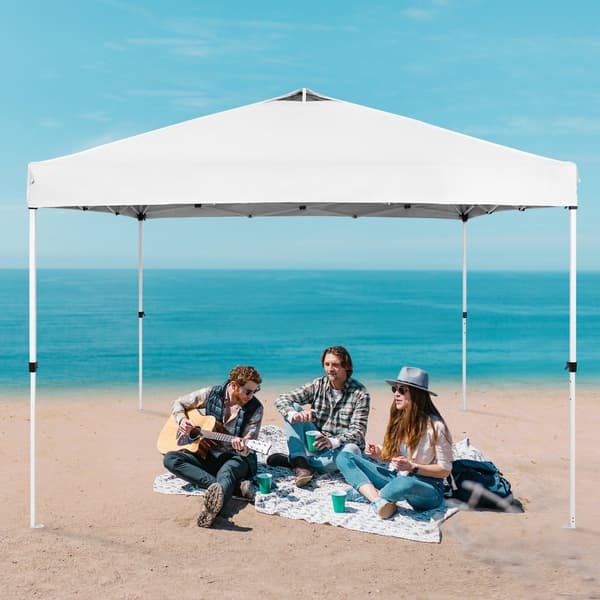 Pop-up-tält med tak, 3x3 meter, vattentätt, väska med hjul