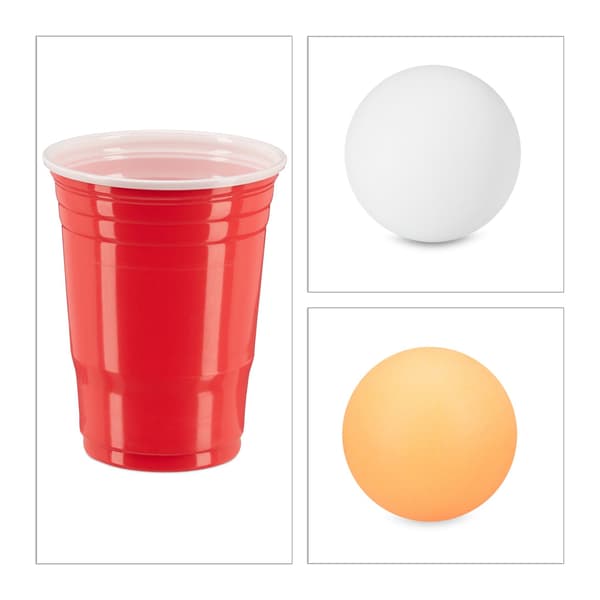 Beer Pong kopp med bollar