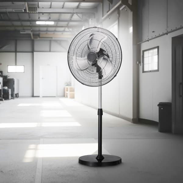 Industriel sokkelventilator, 20 tommer, 90 oscillerende, 3 hastigheder