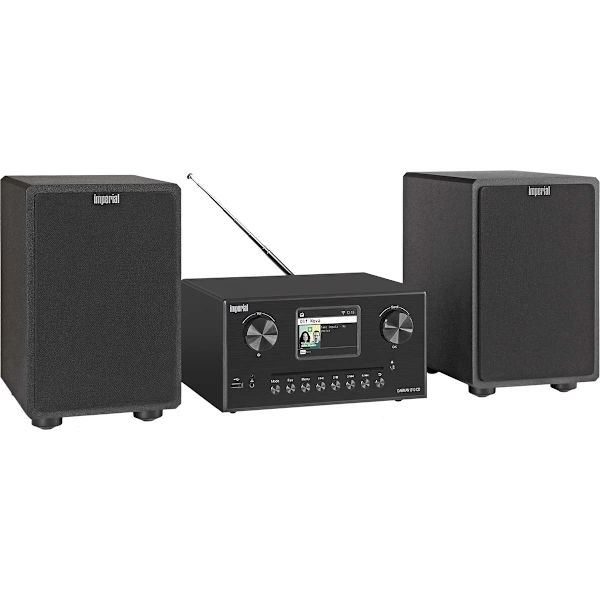 DABMAN i310 CD hybridi mikro-hifijärjestelmä DAB+ / FM / Internet / Bluetooth Musta
