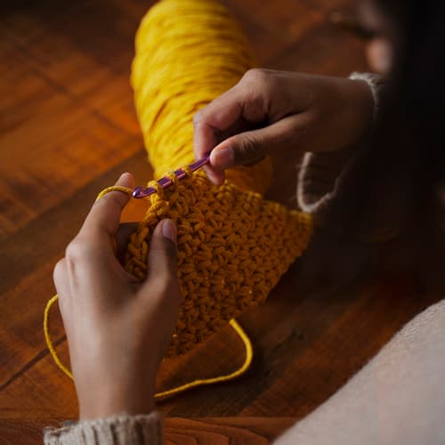 69-delt hæklesæt med kroge og tilbehør
