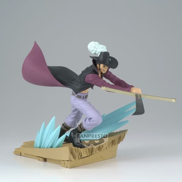 Dracule Mihawk figur, 12 cm samleobjekt, One Piece Anime