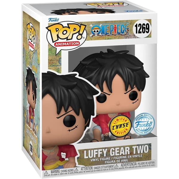 POP-figur One Piece Luffy Gear Two Exclusive Chase