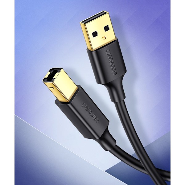 USB 2.0 - USB-B skrivarkabel 1,5m, svart