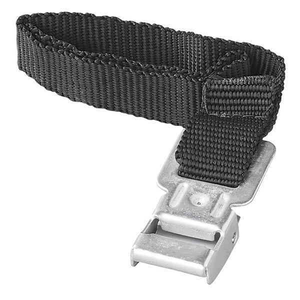 Knyt fast remmar med metallspänne 18mm-30cm - set med 2 delar
