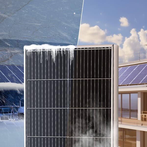 100W monokrystallinsk solpanelsæt med 12V-controller