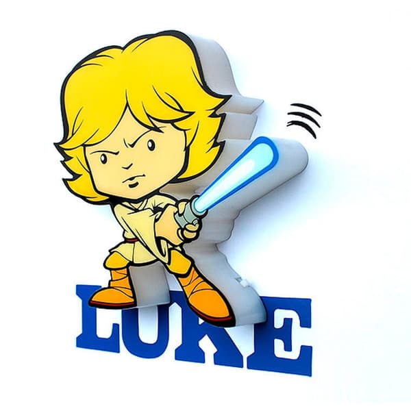 Star Wars 3D Light FX -minilamppu - Luke Skywalker Design