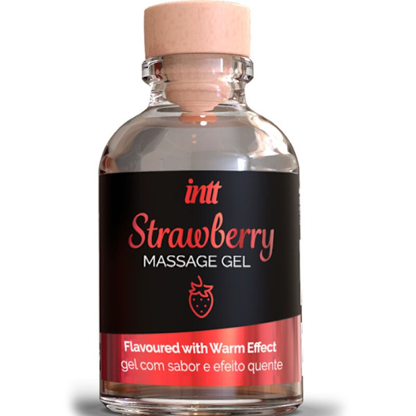 Intt Massage & Suuseksi - Hot Effect Strawberry Flavor Massage Gel