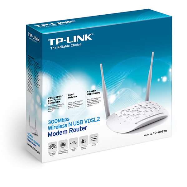 TP-LINK TD-W9970 ADSL2+/VDSL-modem