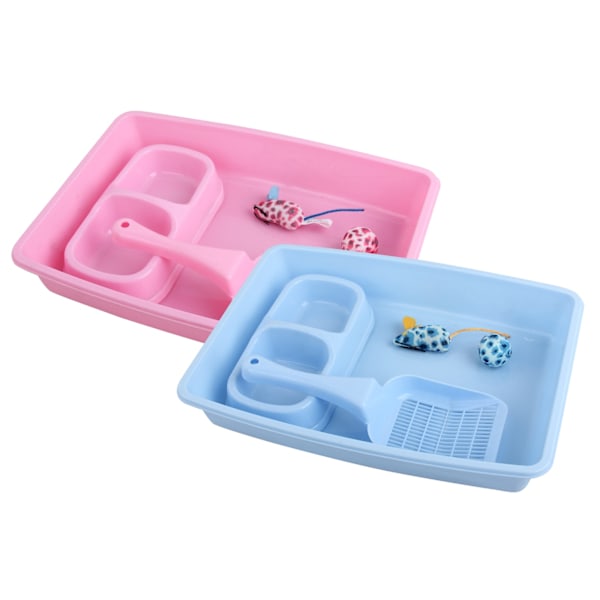 Pawise Kitty Starter Kit vaaleanpunainen