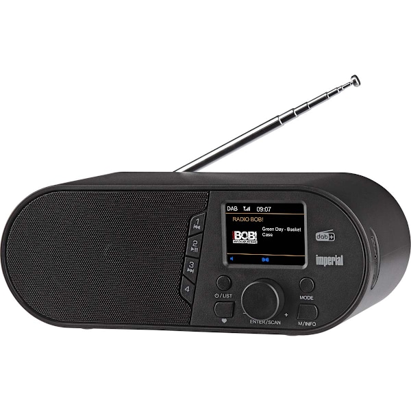 DABMAN d105 Kompakti DAB+ / FM / Bluetooth-radio Musta