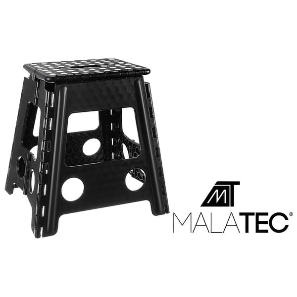 Foldetaburet sort og hvid 39cm