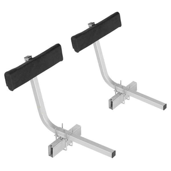 Båttrailer med styrsystem, 2-pack justerbara ståldämpade