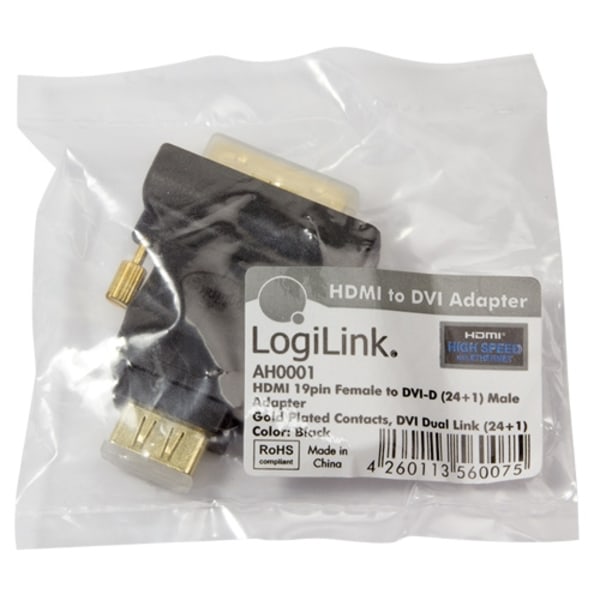 HDMI-hona -> DVI-D-hane