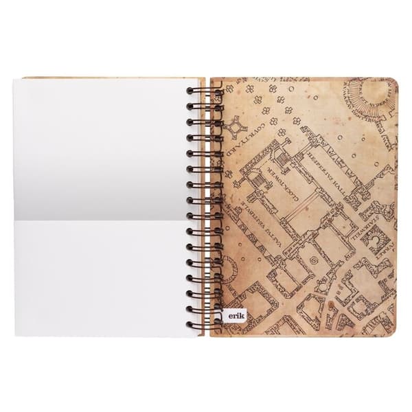 Marauders Map A5 notesbog til Harry Potter-fans