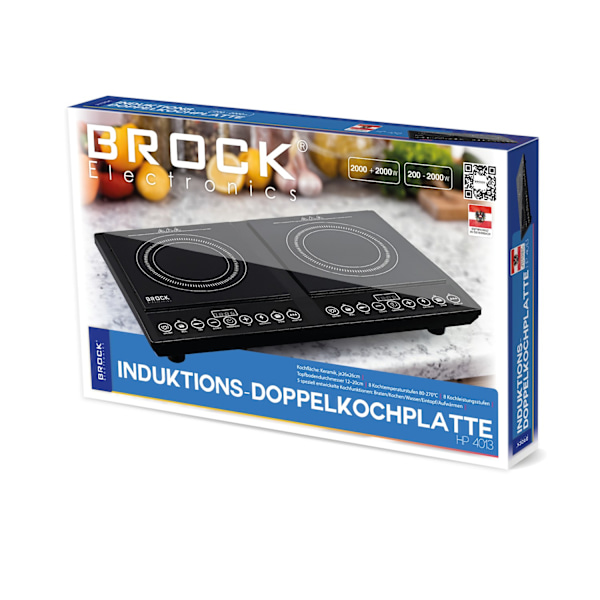 Induktionsspis HP 4013, 2000W+2000W