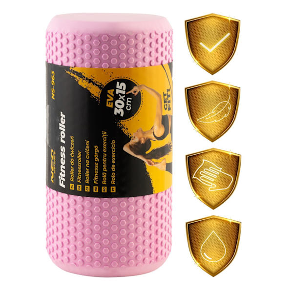 Träningsrulle i EVA-skum, Rosa - NS-963