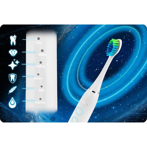 Berdsen Galaxy sonic tandborste vit