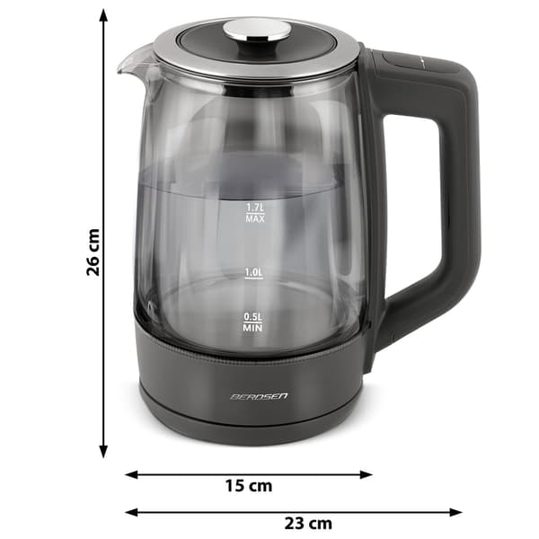 Berdsen BD-711 glas elkedel 1,7l
