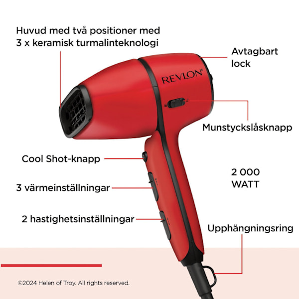 Hårtørrer Airflow Control 2000watt RVDR5320
