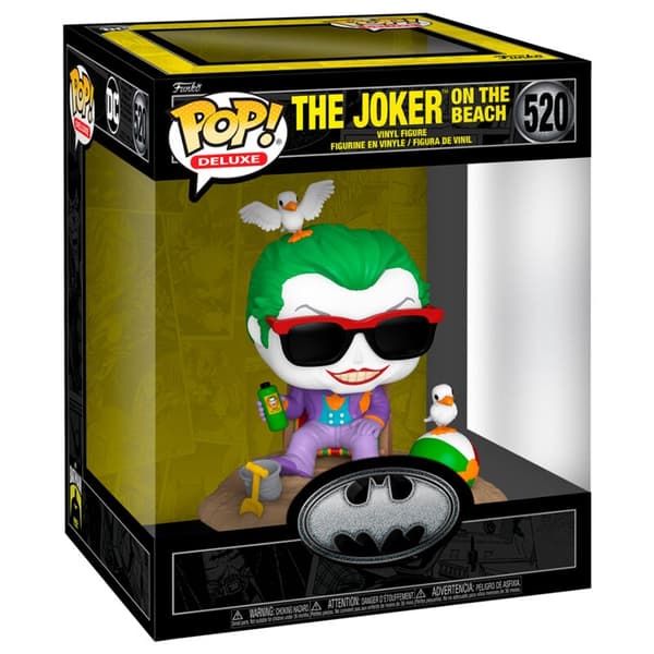 Joker Beach Figur, Deluxe DC Comics-samlerobjekt, 6-tommer
