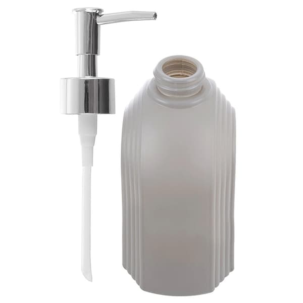 Lasinen saippua-annostelija, harmaa, 320 ml