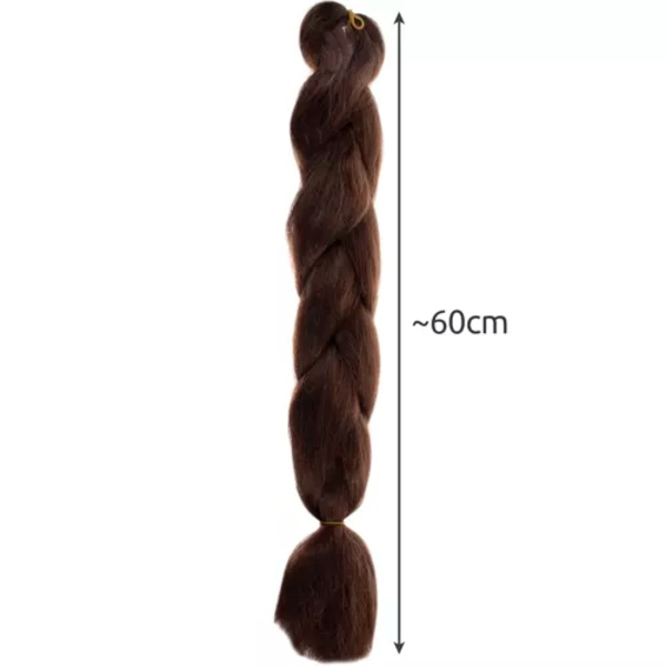 Syntetiske hårfletninger brun Soulima 23567