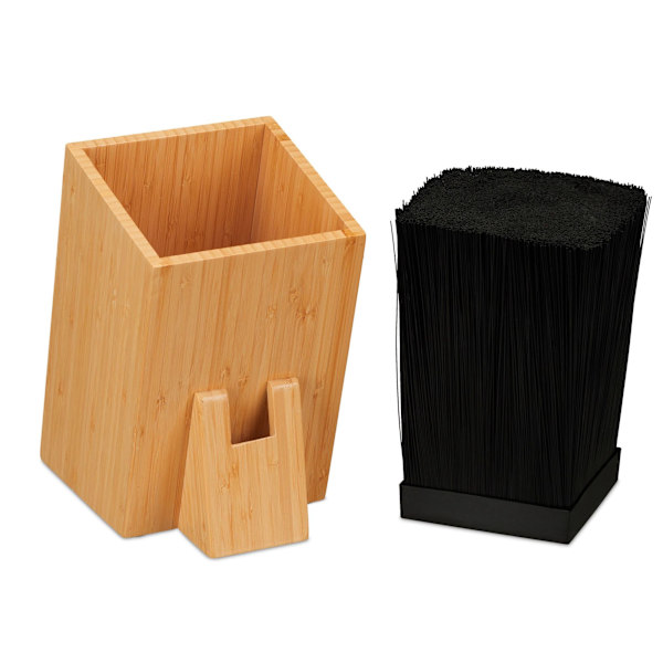 Omonterat knivblock i bambu