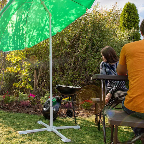 Parasol til tallerkener hvid