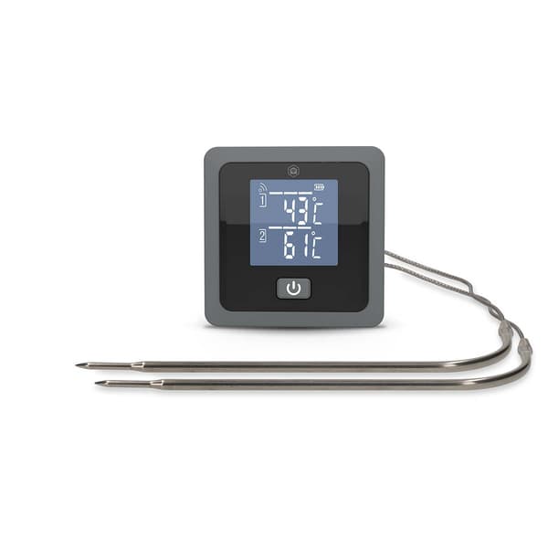 Bluetooth-kødtermometer, dobbelte prober, smart app-styring