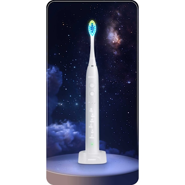 Berdsen Galaxy sonic tandborste vit
