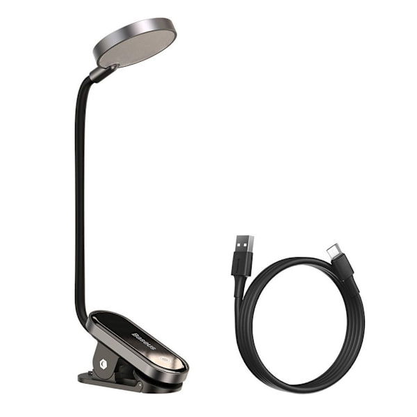 Baseus minilamppu LED-lamppu klipsillä - harmaa Harmaa